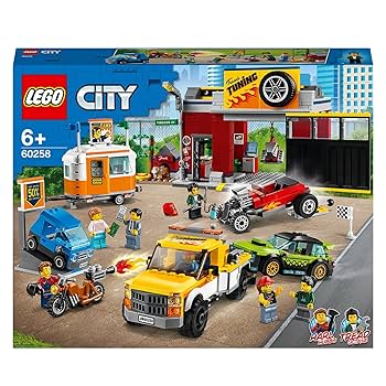 ブルーレベル4点セット Amazon.co.jp: LEGO City Tuning Workshop Toy Car Garage 60258